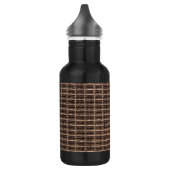 Vintages Grilltuch Edelstahlflasche (Links)