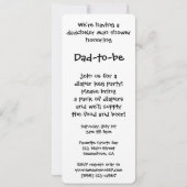 Vintages Groß Tiefkühlbier, Dadchelor Party Einladung (Rückseite)