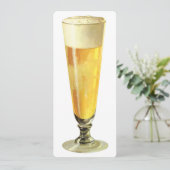 Vintages Groß Tiefkühlbier, Dadchelor Party Einladung (Stehend Vorderseite)