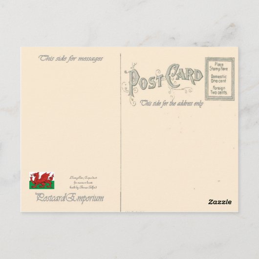 Vintages Großbritannien, Universität Bristol, Will Postkarte (Rückseite)