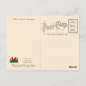 Vintages Großbritannien, Urlaub am Meer, Redcar Postkarte (Rückseite)