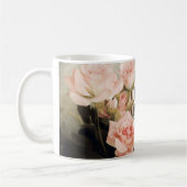 Vintages großes mit Blumenmonogramm Kaffeetasse (Links)