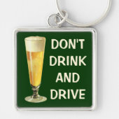 Vintages großes, tiefgefrorenes Bier, alkoholische Schlüsselanhänger (Vorne)