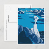 Vintages großes Treppenhaus escalante National Mon Postkarte (Vorne/Hinten)