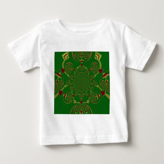Vintages Grün Baby T-shirt (Vorderseite)