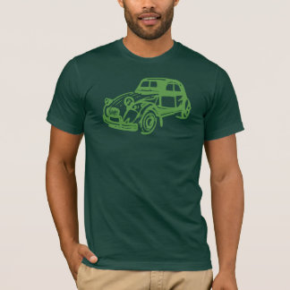 Vintages Grün Citroen 2CV T-Shirt