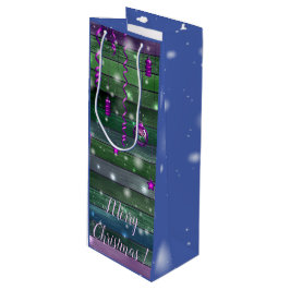 Vintages Grün Geschenktüte Für Weinflaschen