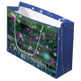 Vintages Grün Große Geschenktüte