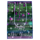 Vintages Grün Mittlere Geschenktüte (Rückseite)