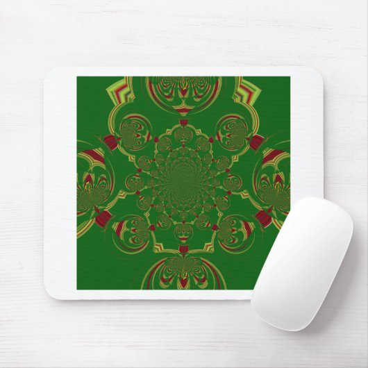 Vintages Grün Mousepad (Mit Mouse)