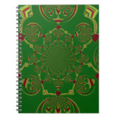 Vintages Grün Notizblock (Vorderseite)