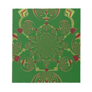 Vintages Grün Notizblock