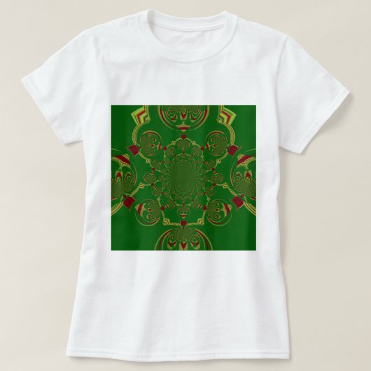 Vintages Grün T-Shirt (Design vorne)