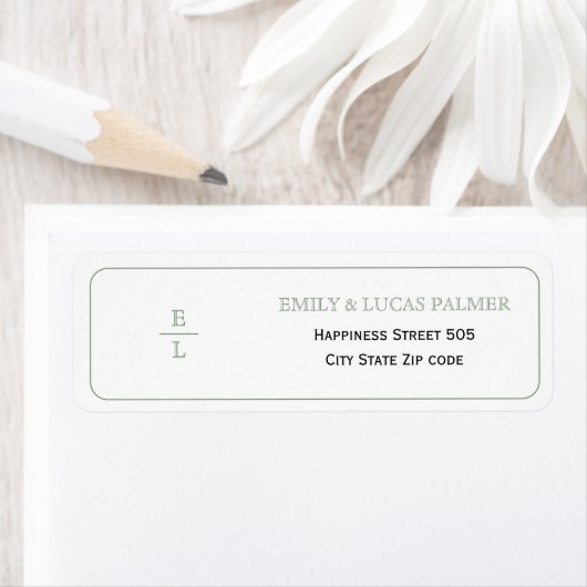 Vintages grünes blumengeschmücktes Wappen (Insitu)