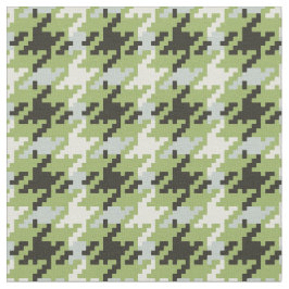 Vintages grünes Hahnentrittmuster kariertes Muster Stoff