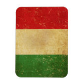 Vintages Grunge-Design mit italienischer Flagge Magnet (Vertikal)