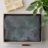 Vintages Grunge Dragon Muster Seidenpapier (Geschenk)