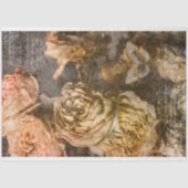 Vintages Grunge Floral Decoupage Tissue Paper Seidenpapier (Vorderseite)