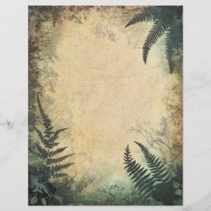 Vintages grungy botanisches Scrapbook Ephemere