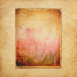 Vintages grungy floral Scrapbook Paper