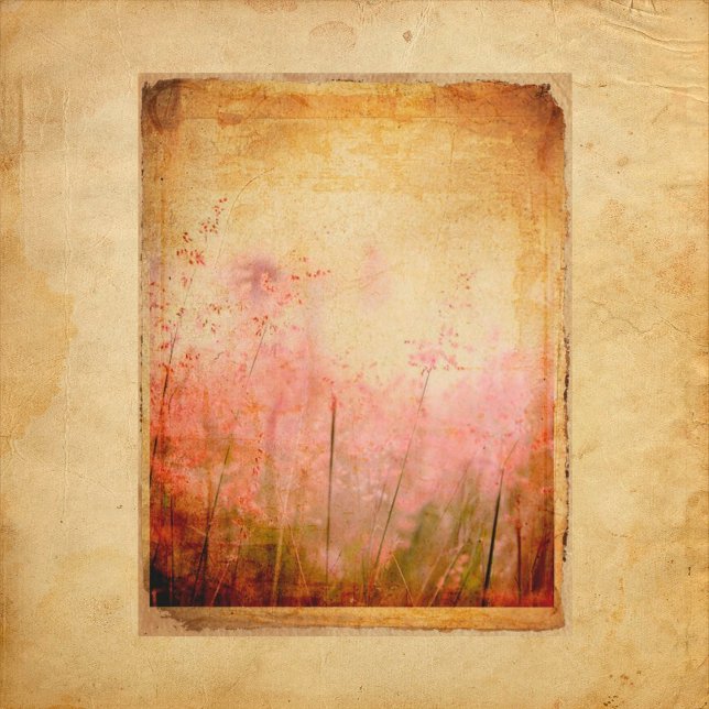 Vintages grungy floral Scrapbook Paper (Von Creator hochgeladen)