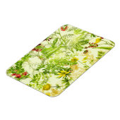 Vintages Grünwald Botanische Blätter Wildblume Magnet (Linke Seite)