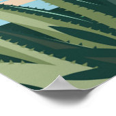 Vintages Guatemaltekisches Reiseplakat Poster (Ecke)