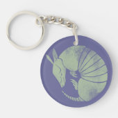 Vintages Gürteltier Schlüsselanhänger (Vorderseite)