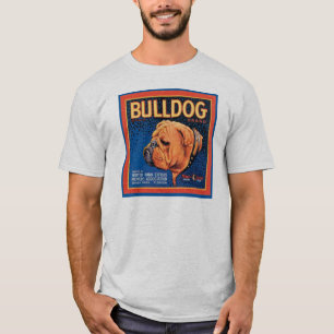 Vintages Gütesiegel für Bulldog-Markenzeichen T-Shirt