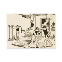 Vintages Gymnastiktraining