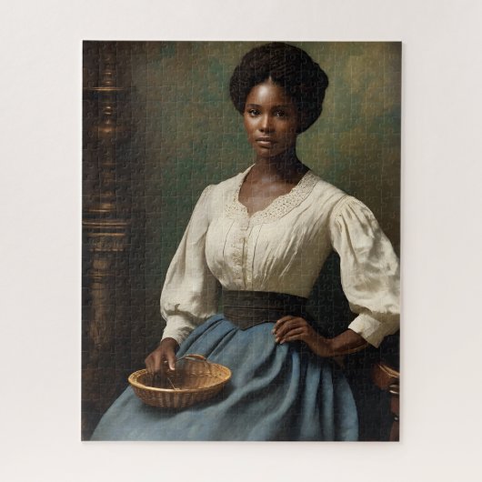 Vintages Haar Puzzle (Vertikal)