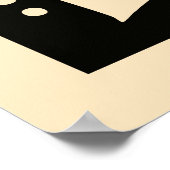 Vintages Haiti-Reiseplakat Poster (Ecke)