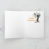 Vintages Halloween Arthur Rackham The Fairy Ball Karte (Innenseite)