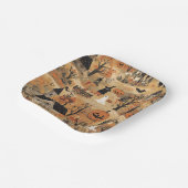 Vintages Halloween-Bauernmuster Pappteller (Gewinkelt)