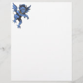 Vintages Halloween, Beängstigender Gardinendemon (Vorderseite)