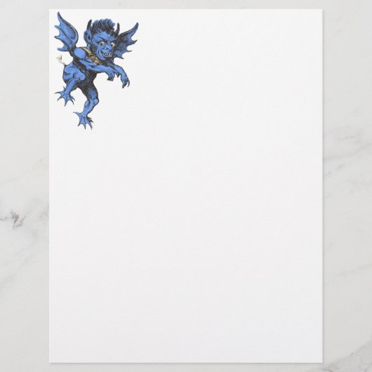 Vintages Halloween, Beängstigender Gardinendemon (Vorderseite)