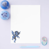 Vintages Halloween, Beängstigender Gardinendemon Flyer (Einzeln)