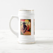 Vintages Halloween Bierglas (Links)