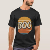 Vintages Halloween-Bootdesign T-Shirt (Vorderseite)