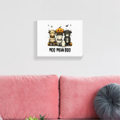 Vintages Halloween-Bulleblatt Leinwanddruck (Insitu (Wohnzimmer))