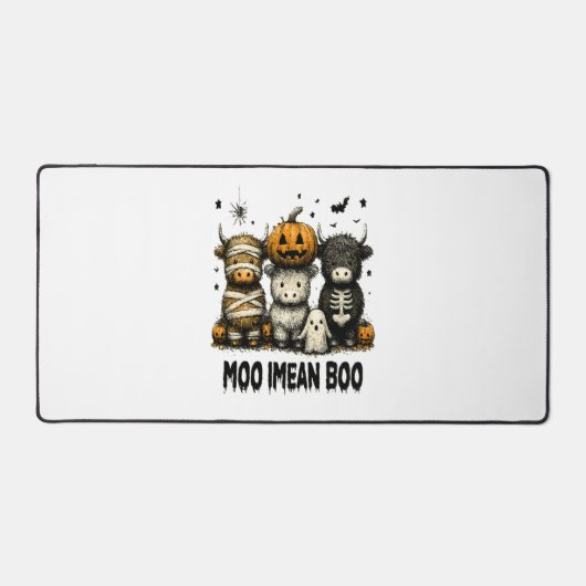 Vintages Halloween-Bulleblatt Schreibtischunterlage (Vorderseite)