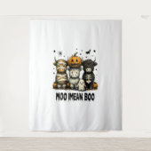 Vintages Halloween-Bulleblatt Wandteppich (Vorderseite)