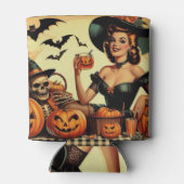 Vintages Halloween-Button Dosenkühler (Rückseite)