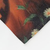 Vintages Halloween-Button Fleecedecke (Ecke)