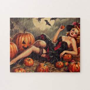 Vintages Halloween-Button Puzzle