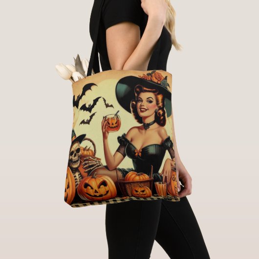 Vintages Halloween-Button Tasche (Von Nahem)