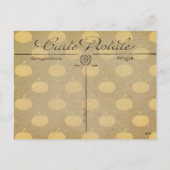 Vintages Halloween-Creepy Feiertagspostkarte (Rückseite)