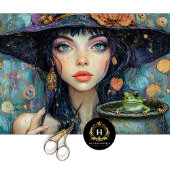 Vintages Halloween-Dekoupage Seidenpapier