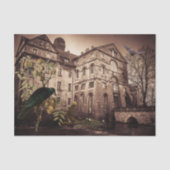 Vintages Halloween-Dekoupage Spuk House Seidenpapier (Vorderseite)