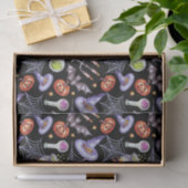 Vintages Halloween-Elementmuster Seidenpapier (Geschenk)